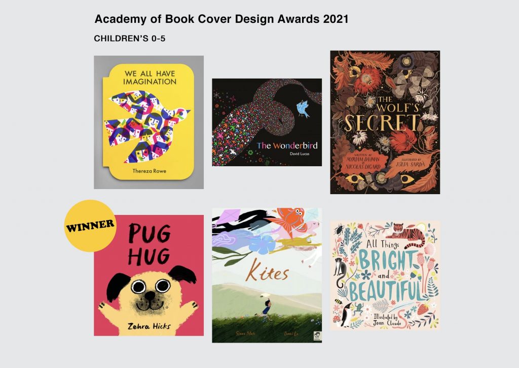 Pug Hug wins Book Cover Design Award 2021 | Zehra Hicks